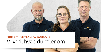Mød dit nye team i Byggeri på Sjælland!
